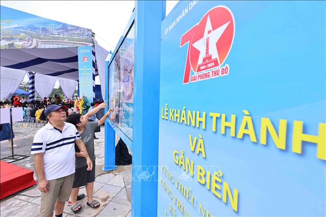 Cung Thiếu nhi Hà Nội là một trong nhiều công trình được khánh thành trong năm 2024 thực chào mừng kỷ niệm 70 năm Giải phóng Thủ đô. Ảnh: Minh Đức – TTXVN