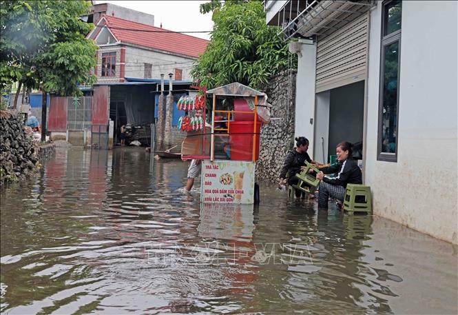 Đời sống của nhiều gia đình ở xã An Phú gặp nhiều khó khăn. Ảnh: Trần Việt - TTXVN