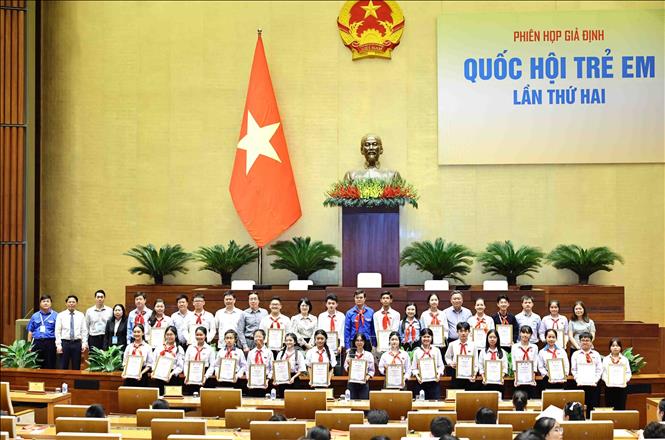 Các đại biểu tham gia Phiên họp giả định 