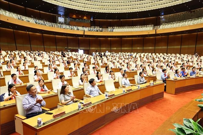Các đại biểu tham gia Phiên họp giả định 
