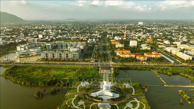 Thành phố Bà Rịa, tỉnh Bà Rịa - Vũng Tàu phấn đầu là đô thị loại I vào năm 2025. Ảnh: Vũ Sinh - TTXVN