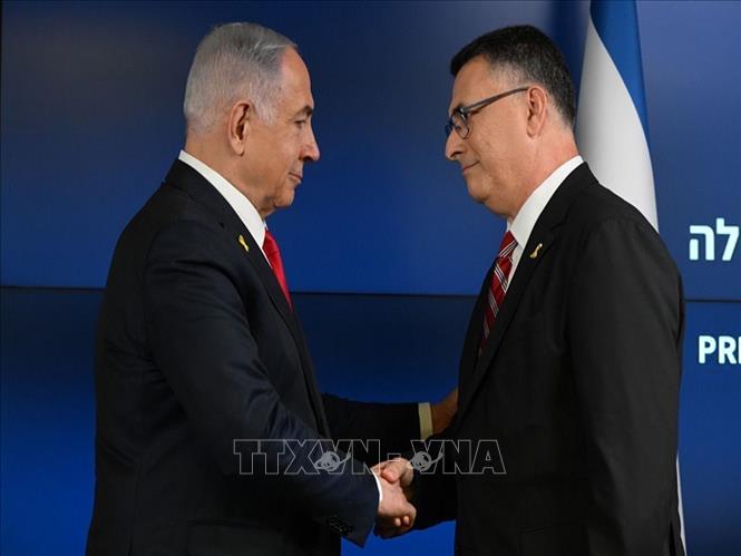 Thủ tướng Israel Benjamin Netanyahu bổ nhiệm ông Gideon Saar làm Bộ trưởng Không bộ. Ảnh: GPO/TTXVN