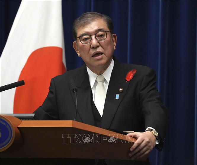 Thủ tướng Nhật Bản Shigeru Ishiba (ảnh) cảnh báo căng thẳng leo thang giữa Iran và Israel có nguy cơ trở thành cuộc xung đột toàn diện trong khu vực, đồng thời khẳng định sẽ phối hợp với Mỹ để tháo ngòi nổ căng thẳng hiện nay. Ảnh: Kyodo/TTXVN