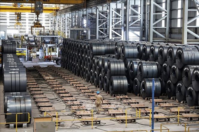 During the first nine months, industry and construction sector rose 8.19% to contribute 46.22% to the overall growth. VNA Photo