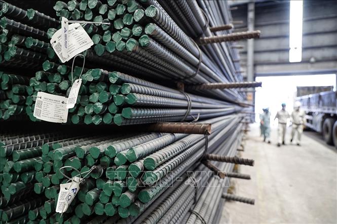 The industry - construction sector rose 9.11% to contribute 48.88% to the total GDP growth. VNA Photo