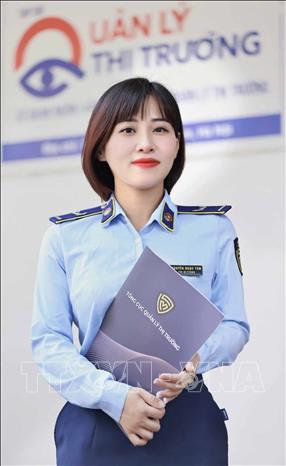 Phó Bí thư Đoàn Bộ Công Thương, Bí thư Đoàn Cơ quan Tổng cục QLTT Nguyễn Ngọc Tâm. Ảnh: Minh Đức – TTXVN