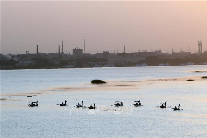 Sông Nile đoạn chảy qua Cairo, Ai Cập. Ảnh: THX/TTXVN