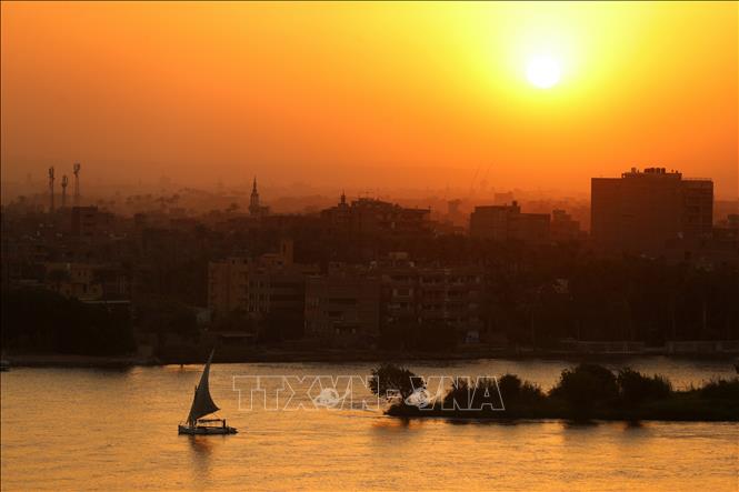 Sông Nile đoạn chảy qua Cairo, Ai Cập. Ảnh: THX/TTXVN