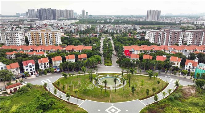 A corner of the 69.6 ha Dang Xa urban area in Gia Lam district. VNA Photo: Vũ Sinh 