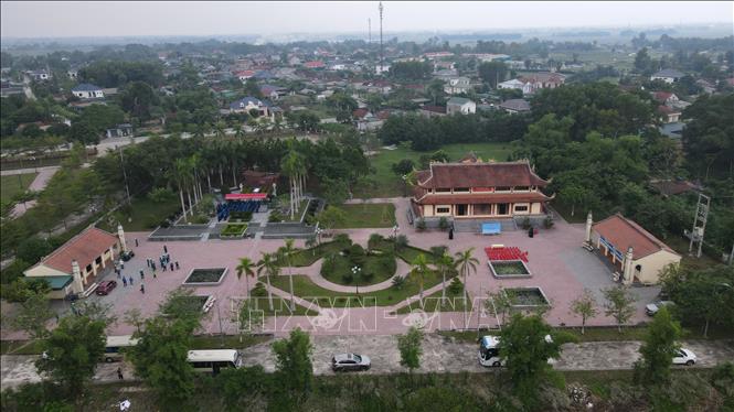 Toàn cảnh Khu tưởng niệm Anh hùng Liệt sĩ Lý Tự Trọng ở xã Việt Tiến, huyện Thạch Hà, Hà Tĩnh. Ảnh: Hoàng Ngà - TTXVN