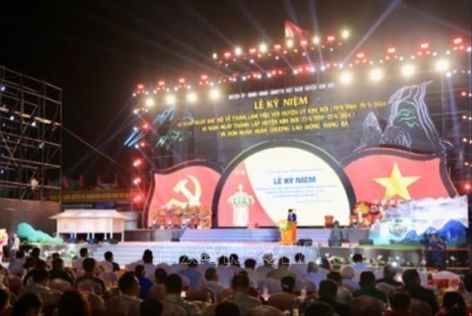 Quang cảnh buổi lễ. Ảnh: Trọng Đạt-TTXVN