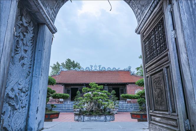 Đền thờ Đức vương Ngô Quyền. Ảnh: Hoàng Hiếu - TTXVN