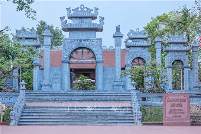 Đền thờ Đức vương Ngô Quyền. Ảnh: Hoàng Hiếu - TTXVN