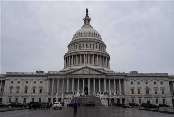 Tòa nhà Quốc hội Mỹ tại Washington, D.C. Ảnh: THX/TTXVN