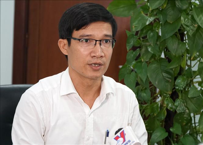 Phó Giám đốc Sở Du lịch thành phố Đà Nẵng Tán Văn Vương cho rằng, việc thành lập Khu thương mại tự do sẽ là cơ hội đột phá để tạo ra chuỗi sản phẩm dịch vụ cao cấp về thương mại, dịch vụ, du lịch chất lượng cao. Ảnh: Quốc Dũng - TTXVN