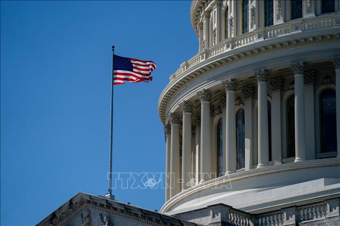 Tòa nhà Quốc hội Mỹ ở Washington DC. Ảnh: THX/TTXVN