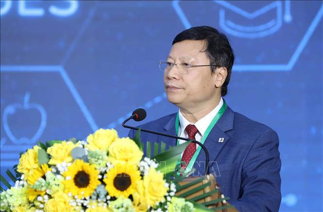 Phó Giáo sư. Tiến sĩ Lê Quang Sơn, Phó Giám đốc Đại học Đà Nẵng phát biểu tại hội thảo. Ảnh: Văn Dũng - TTXVN