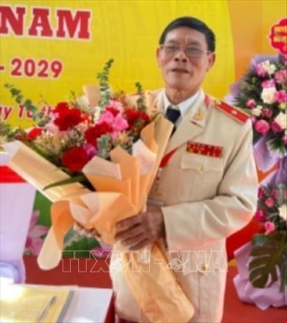 Thiếu tướng Phạm Quốc Huỳnh được bầu giữ chức Chủ tịch Hội đồng Mạc tộc Việt Nam nhiệm kỳ IV. Ảnh: Nguyễn Văn Cảnh -TTXVN