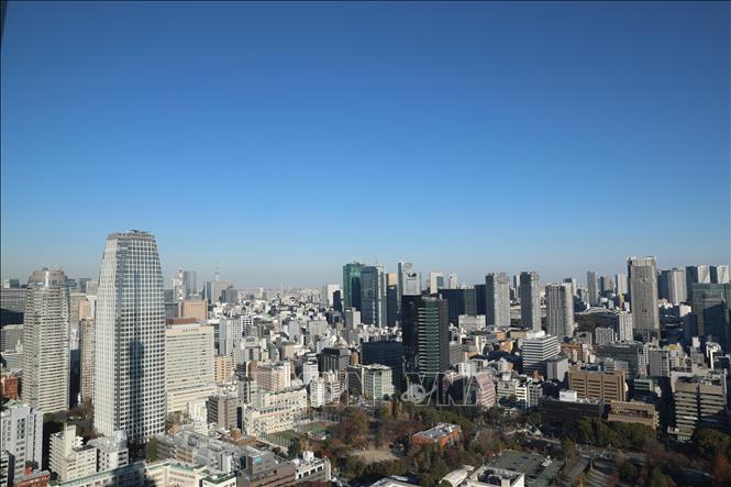 Một góc thủ đô Tokyo./. Ảnh: Xuân Giao - Pv TTXVN tại Nhật Bản 