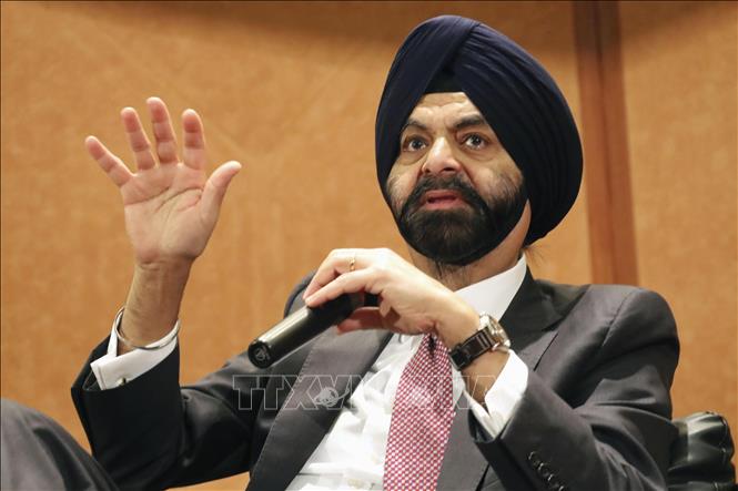 Chủ tịch WB Ajay Banga cho biết chiến thắng của ông Donald Trump đã nhấn mạnh việc WB cần hoạt động hiệu quả hơn, đồng thời khuyến khích tăng đầu tư tư nhân vào tài chính khí hậu. Chủ tịch Banga cho biết sẽ thảo luận với ông Trump, như đã từng làm việc với 4 lãnh đạo mới của các nước tài trợ lớn cho WB gồm Đức, Pháp, Nhật Bản và Anh thời gian qua. Ảnh: Kyodo/TTXVN