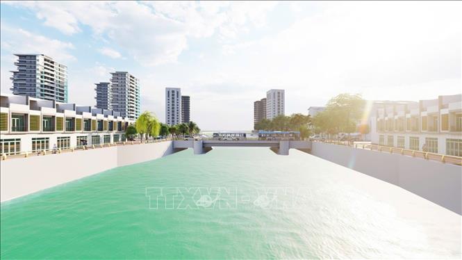 Phối cảnh sau khi dự án suối Cái hoàn thành. Ảnh: TTXVN phát  