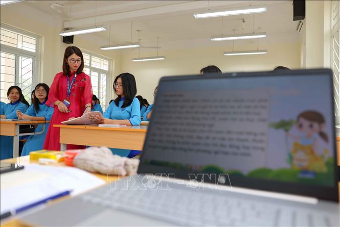 Khoa Sư phạm đang tiếp tục đào tạo thế hệ các nhà giáo với những chuẩn mực mới bằng nguồn lực vượt trội. Ảnh: Thanh Tùng - TTXVN