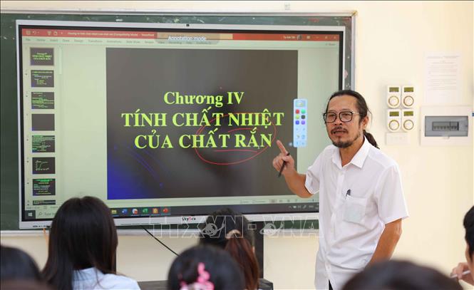 Khoa Sư phạm đang tiếp tục đào tạo thế hệ các nhà giáo với những chuẩn mực mới bằng nguồn lực vượt trội. Ảnh: Thanh Tùng - TTXVN