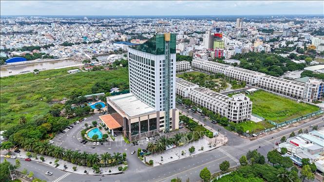 Một góc thành phố Cần Thơ. Ảnh: Thanh Liêm - TTXVN