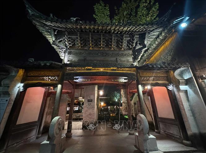 Những kiến trúc cổ ở đây vẫn được bảo tồn rất nguyên vẹn. Ảnh: Công Tuyên-PV TTXVN tại Trung Quốc