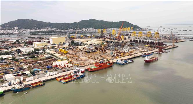 Cảng Cát Lở phục vụ ngành dầu khí, tỉnh Bà Rịa - Vũng Tàu. Ảnh: Vũ Sinh – TTXVN