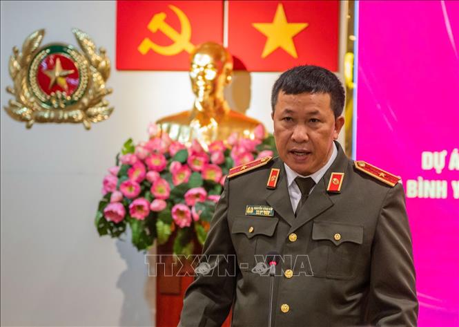 Thiếu tướng Nguyễn Công Bẩy, Phó Cục trưởng Cục X03, Bộ Công an. Ảnh: Xuân Tùng-TTXVN