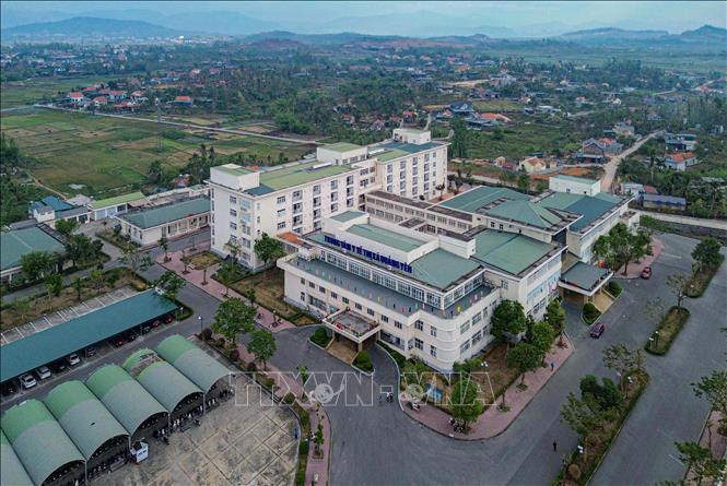 Trung tâm Y tế thị xã Quảng Yên khang trang, hiện đại. Ảnh: Hoàng Hiếu – TTXVN