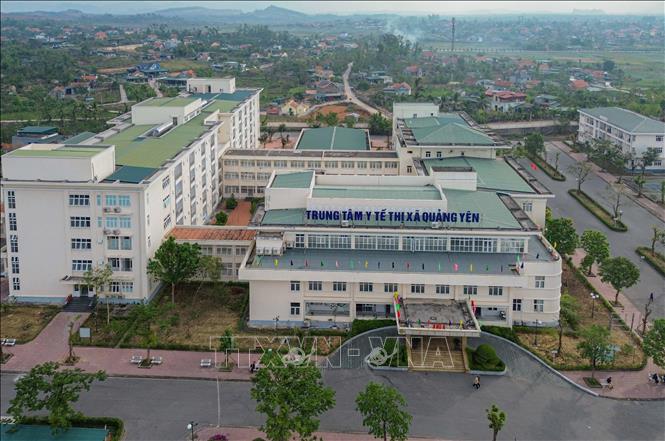 Trung tâm Y tế thị xã Quảng Yên khang trang, hiện đại. Ảnh: Hoàng Hiếu – TTXVN