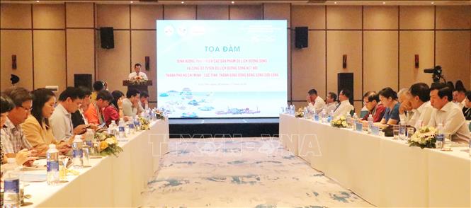 Quang cảnh buổi tọa đàm. Ảnh: Ngọc Thiện - TTXVN