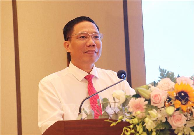Ông Nguyễn Thực Hiện, Phó Chủ tịch UBND thành phố Cần Thơ phát biểu. Ảnh: Ngọc Thiện - TTXVN
