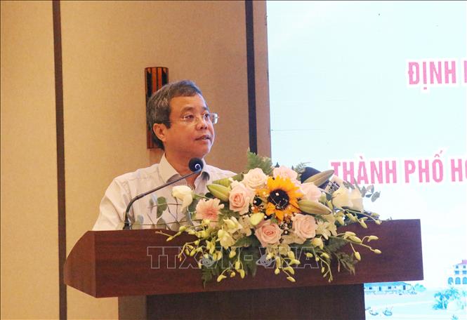 Ông Nguyễn Lê Phúc, Phó Cục trưởng Cục Du lịch Quốc gia Việt Nam phát biểu. Ảnh: Ngọc Thiện - TTXVN