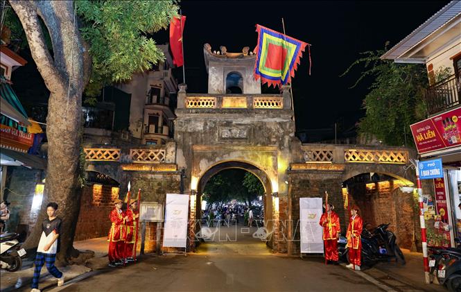 Ô Quan Chưởng trong khu Phố cổ Hà Nội. Ảnh: Thanh Tùng - TTXVN