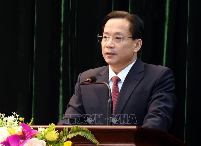 Đồng chí Hoàng Văn Nghiệm được bầu giữ chức Bí thư Tỉnh ủy Lạng Sơn. Ảnh: Văn Đạt - TTXVN