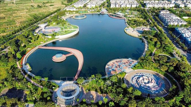 Công viên Thiên văn học thuộc quận Hà Đông (Hà Nội). Ảnh: Nguyễn Văn Cảnh-TTXVN