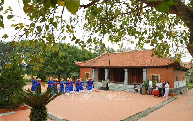 Xã Xuân Trường và huyện Thọ Xuân đang triển khai các chương trình bảo tồn và phát huy bền vững giá trị di sản văn hóa gắn với các di tích, di sản văn hóa. Ảnh: Thanh Tùng - TTXVN 