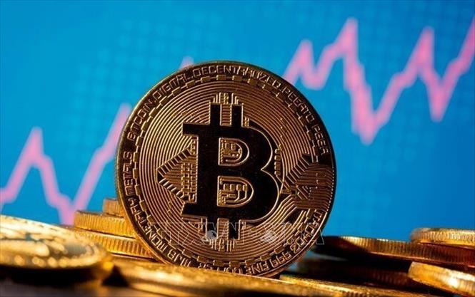 Hình ảnh minh họa đồng tiện điện tử bitcoin. Ảnh: REUTERS/TTXVN