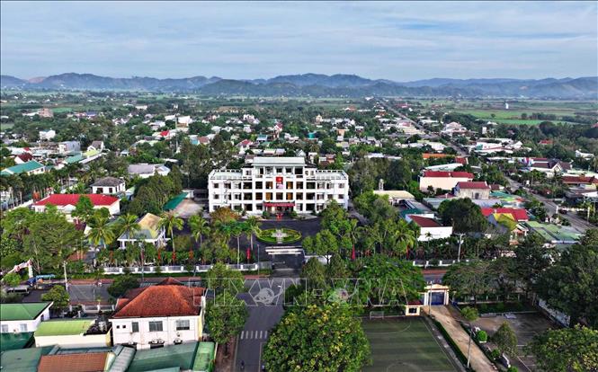 Huyện lỵ của Đạ Huoai được đặt tại thị trấn Đạ Tẻh (thuộc huyện Đạ Tẻh trước đây). Ảnh: TTXVN phát 
