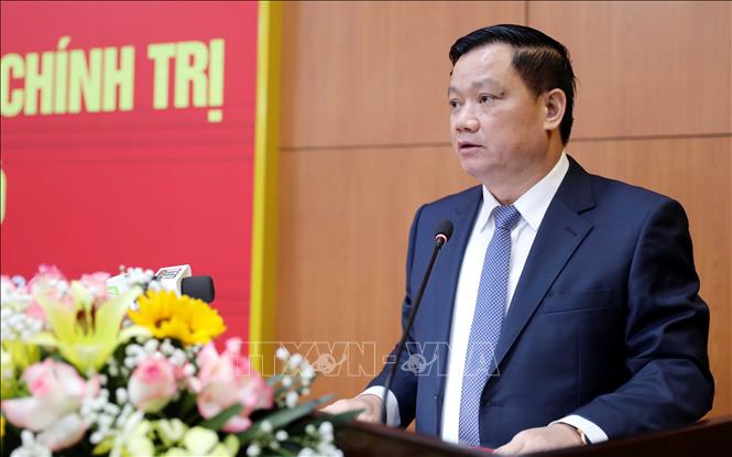 Bí thư Tỉnh ủy, Chủ tịch UBND tỉnh Thái Bình Nguyễn Khắc Thận phát biểu. Ảnh: Thế Duyệt – TTXVN
