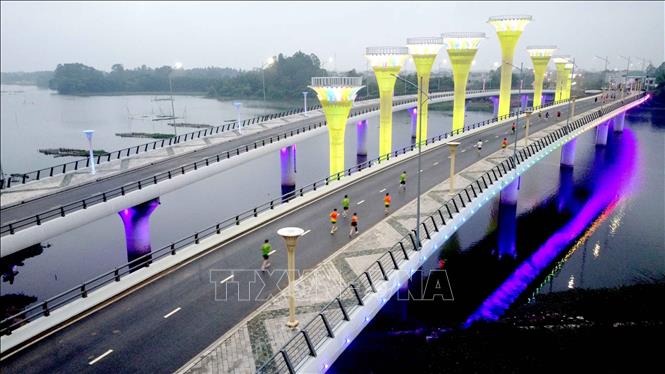 Cung đường cầu Đầm Vạc tại Giải chạy việt dã 