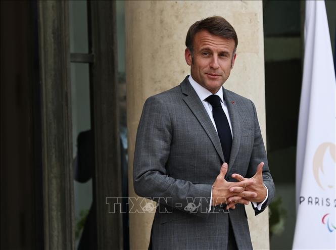 (Tư liệu) Tổng thống Pháp Emmanuel Macron. Ảnh: THX/TTXVN
