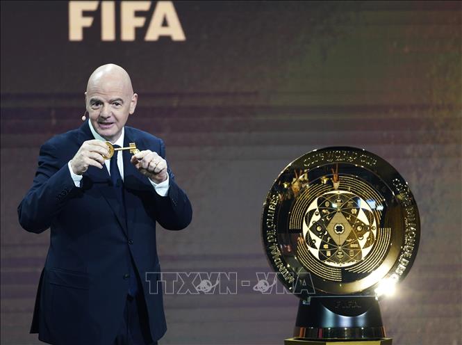 (Tư liệu) Chủ tịch FIFA Gianni Infantino phát biểu tại Miami, Mỹ, ngày 5/12/2024. Ảnh: THX/TTXVN