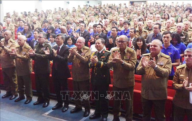 Toàn cảnh buổi lễ. Ảnh: Việt Hùng-P/v TTXVN tại Cuba