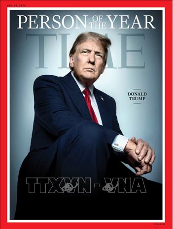 Tổng thống đắc cử Mỹ Donald Trump được vinh danh là 
