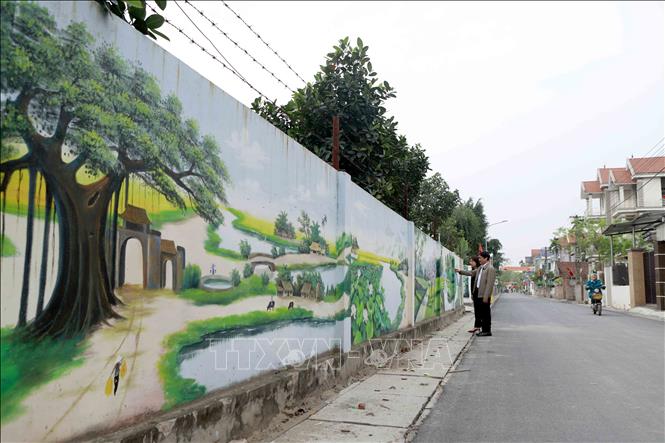 Huyện Vĩnh Tường sẽ sáp nhập toàn bộ xã Tam Phúc vào thị trấn Vĩnh Tường (Vĩnh Phúc). Ảnh: Hoàng Hùng - TTXVN