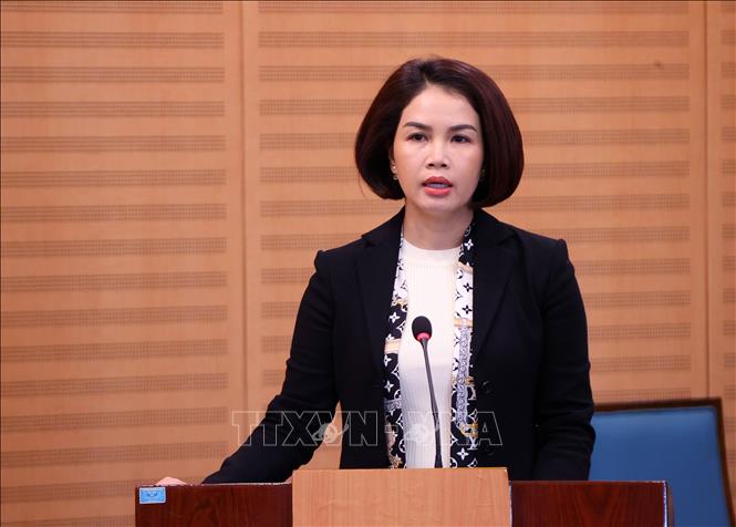 Giám đốc Sở Ngoại vụ Hà Nội Ngô Minh Hoàng phát biểu. Ảnh: Văn Điệp - TTXVN